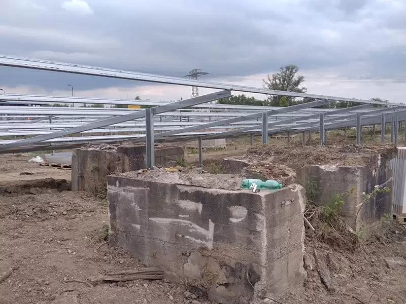 Parc panouri fotovoltaice 750 kWp - Espenhain Germania (6) Parc panouri fotovoltaice 750 kWp - Espenhain Germania