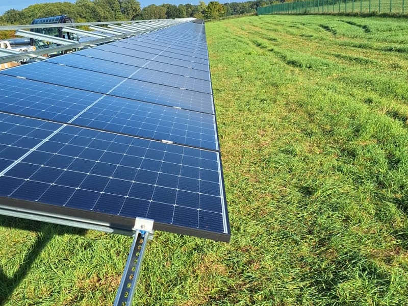 Montaj panouri fotovoltaice la sol, Parc fotovoltaic Steimbke