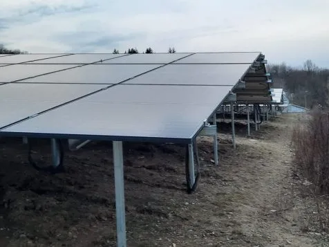 Montaj panouri fotovoltaice la sol, Parc fotovoltaic Seebach (2) Montaj panouri fotovoltaice la sol, Parc fotovoltaic Seebach