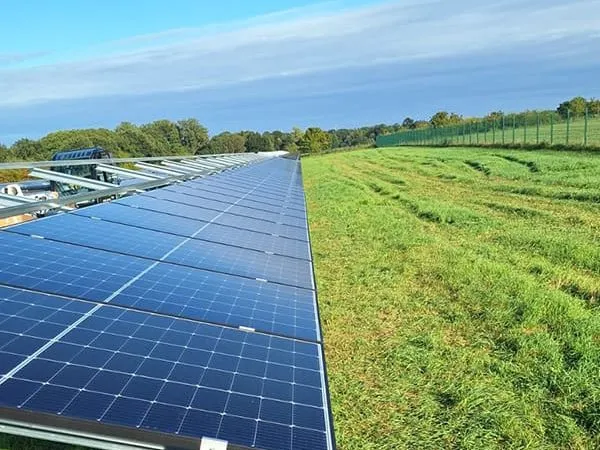 Montaj panouri fotovoltaice la sol, Parc fotovoltaic Steimbke (1) Montaj panouri fotovoltaice la sol, Parc fotovoltaic Steimbke