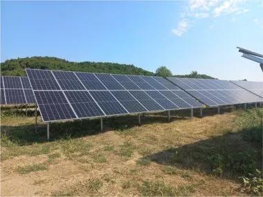 Napelem tartószerkezet 2V talajra szerelhető (2 függőleges)