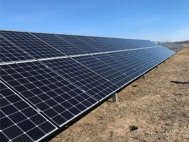 Napelem tartószerkezet 2V talajra szerelhető (2 függőleges)